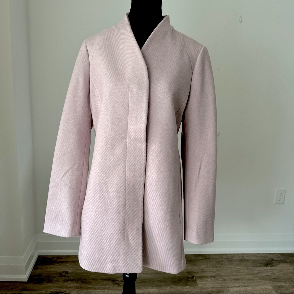 NWT Sz M RW&CO Coat, Non Itch (Acrylic/Polyester) in Pink